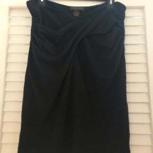 Black pull on skirt